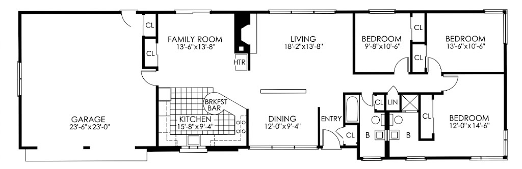 The classic Campanelli L-shaped floor plan