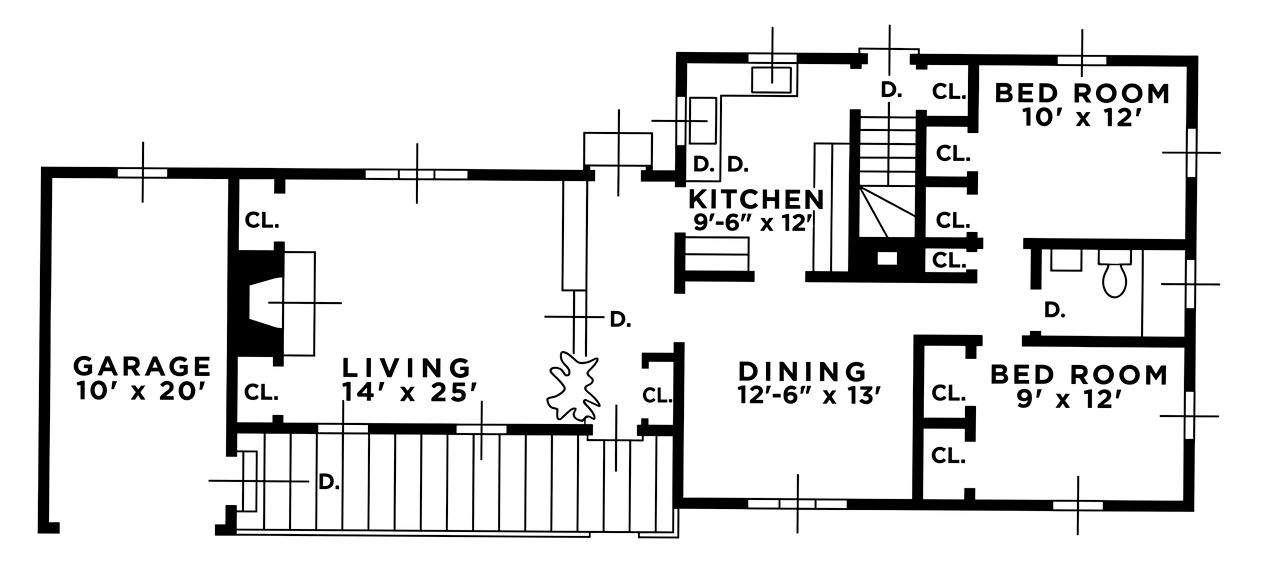 Wills's compact floor plans paired historic forms with modern conveniences