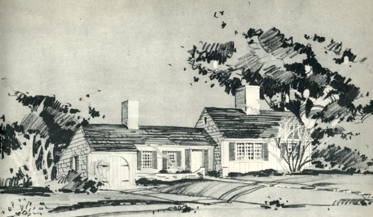 A Royal Barry Wills Cape Cod cottage in Lexington