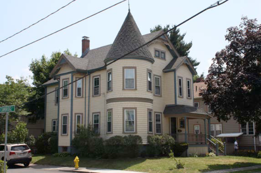Corner towers — round, square, or octagonal — are a Queen Anne hallmark